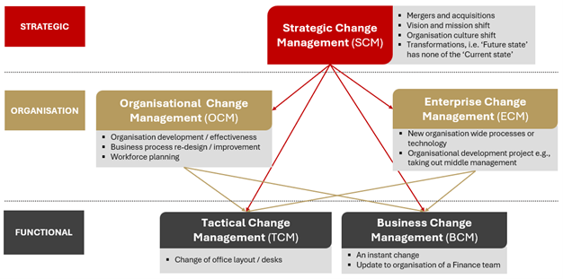 Levels of organisation change